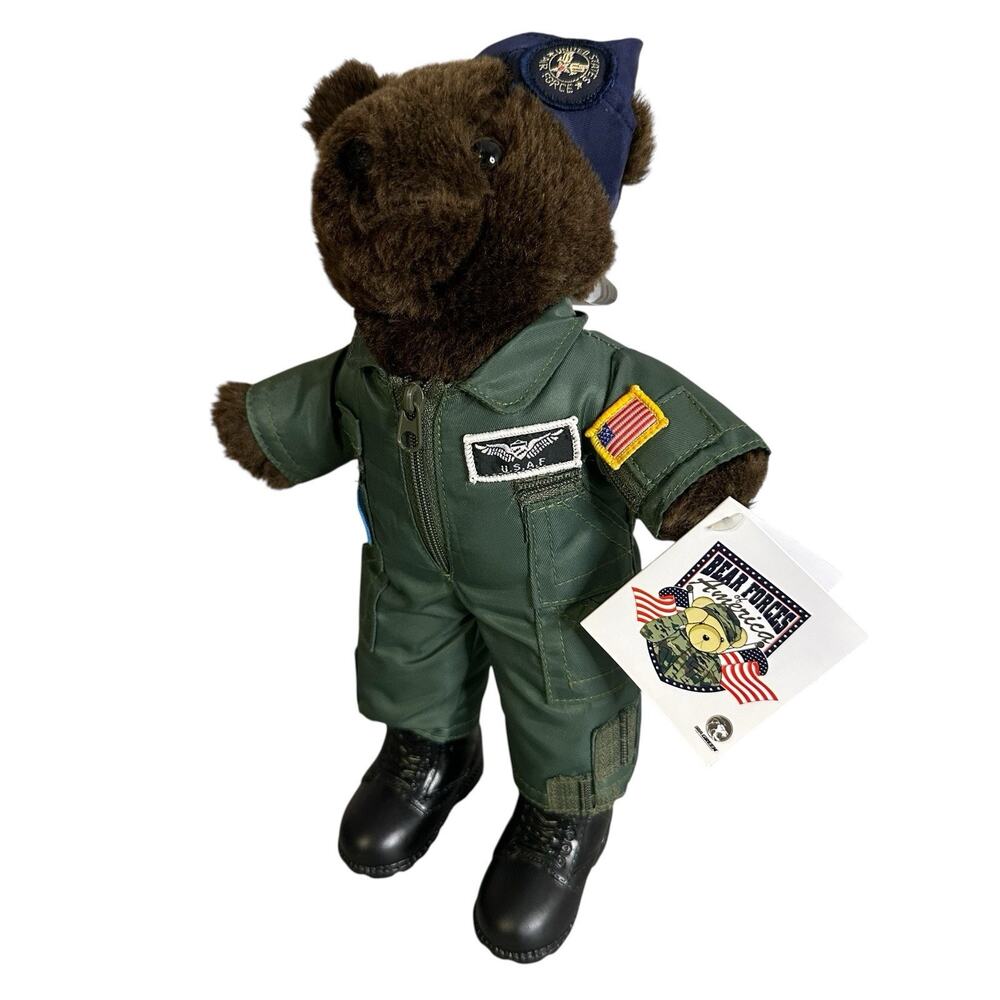 Bear Forces Of America Usaf Bomber Uniform 10 inch Plush New